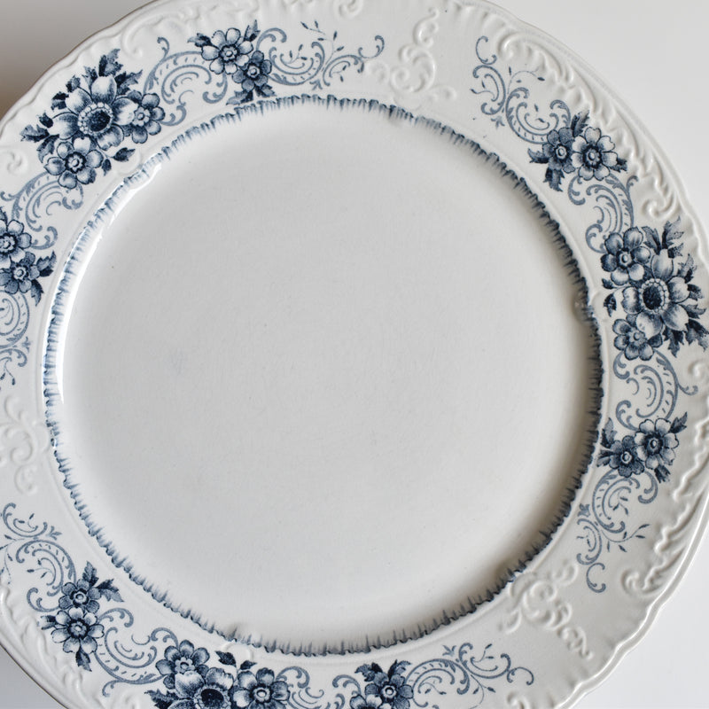 Antique Plate U&C Sarreguemines Aïda B