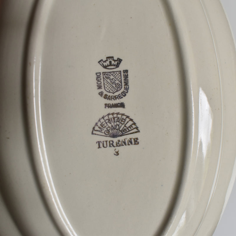 Vintage Digoin & Sarreguemines Turenne Ravier