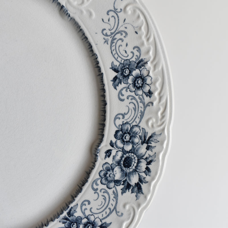 Antique Plate U&C Sarreguemines Aïda B
