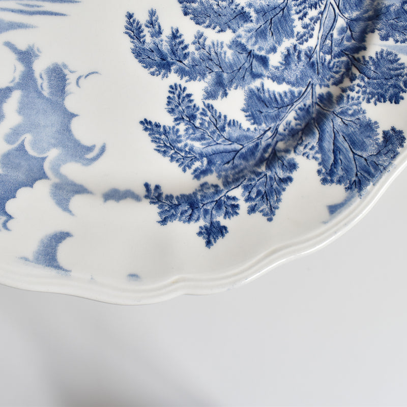 Vintage Luneville English Style C Large Plate