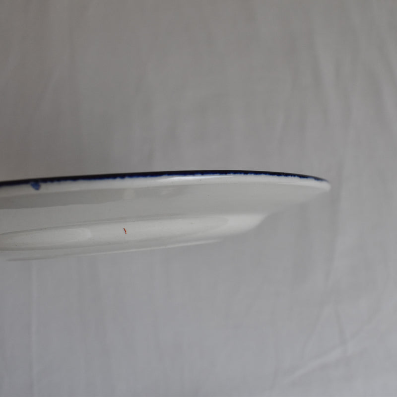 Antique Dessert Plate - Salins, Campagne E