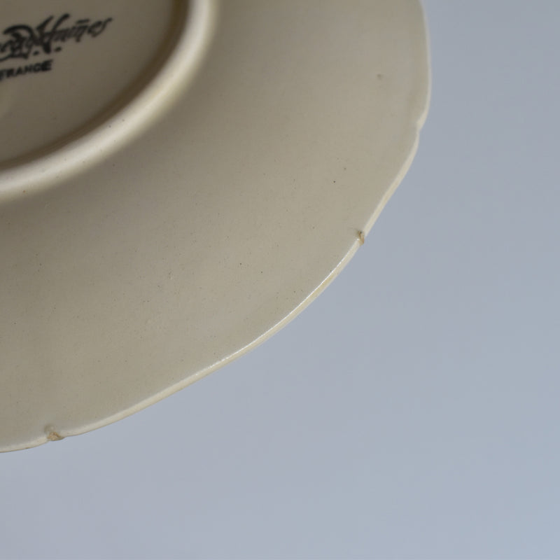 Vintage Teacup & Saucer, Floral Rim C