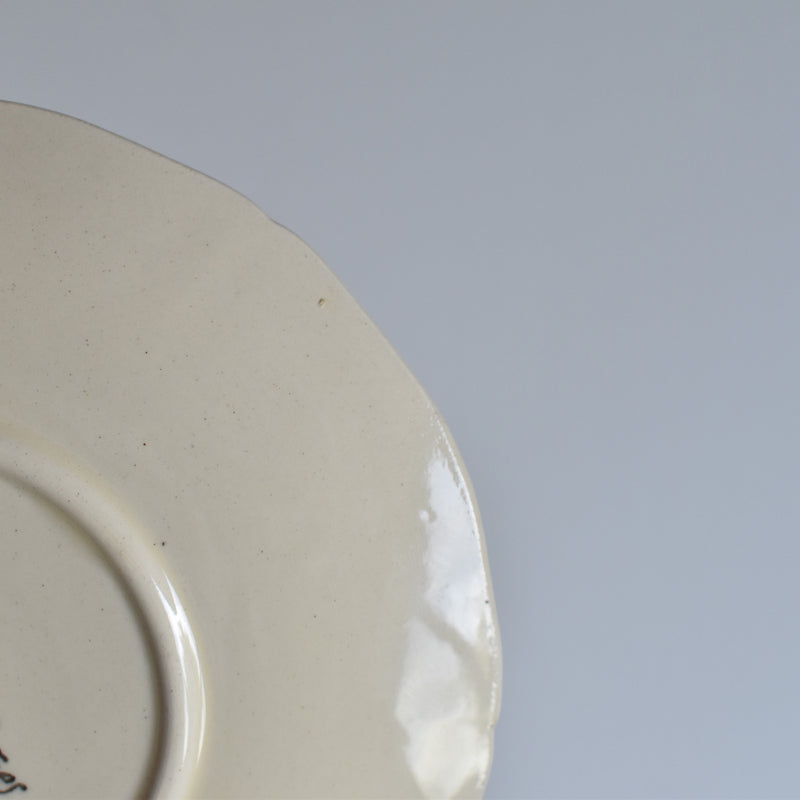 Vintage Teacup & Saucer, Floral Rim C