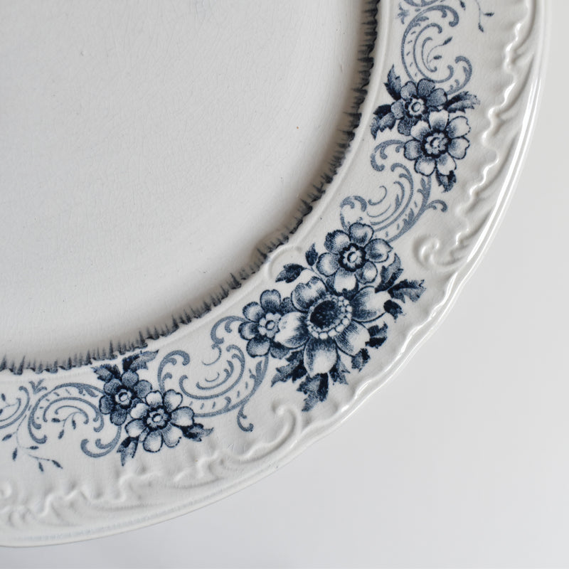 Antique Plate U&C Sarreguemines Aïda B