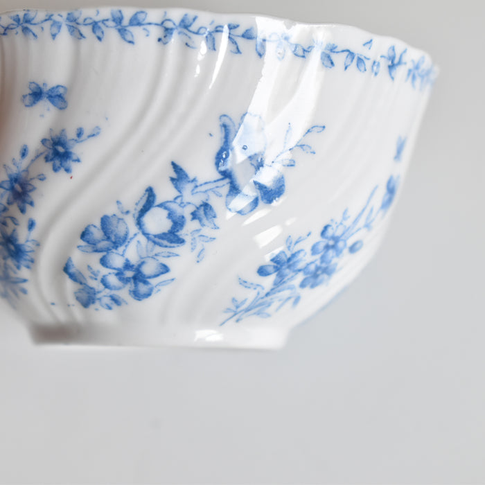 アンティークカップ＆ソーサー サルグミンヌ Perles fleurs bleues B