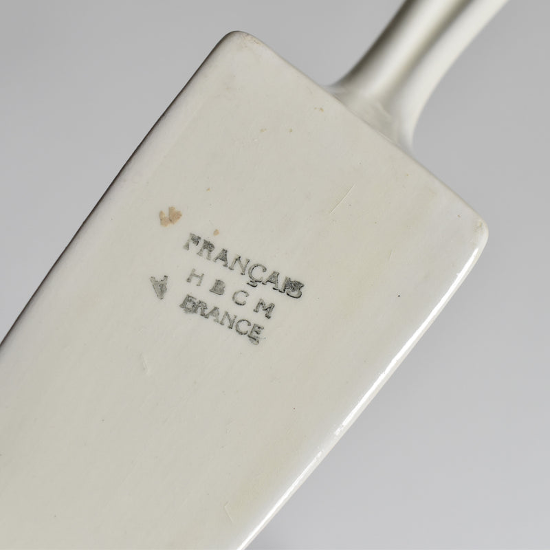 Vintage Creil-Montereau cake server, French