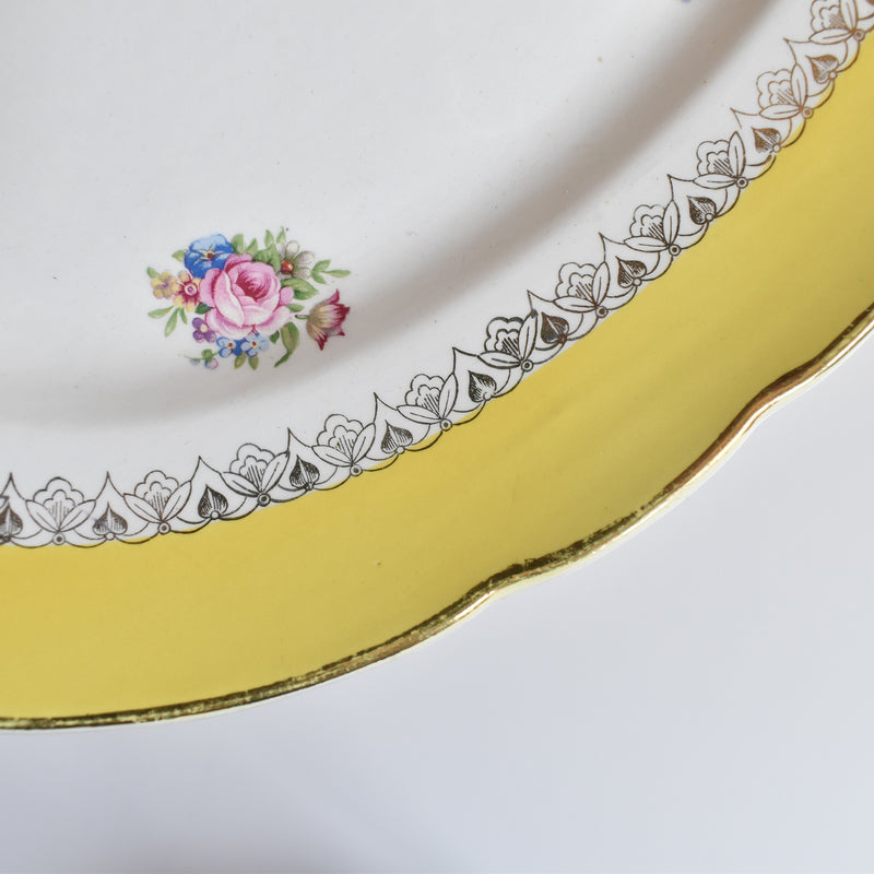 Vintage Oval Platter Digoin & Sarreguemines Graziella