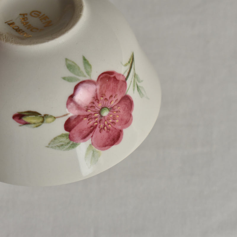 Vintage Gien Rosine Cup & Saucer A