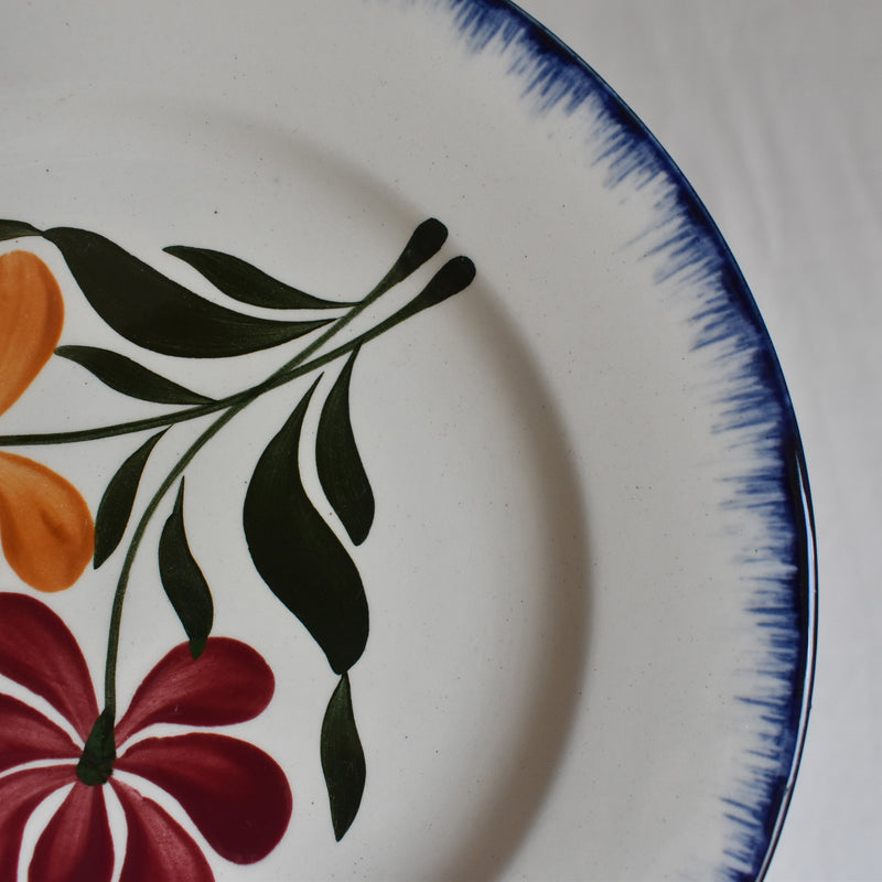 Antique Dessert Plate - Salins, Campagne E