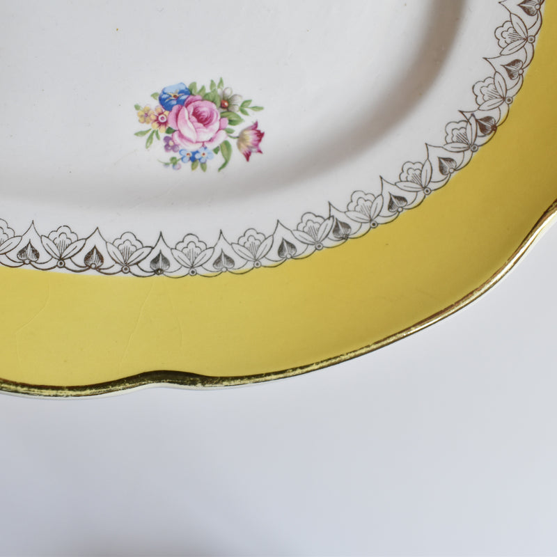 Vintage Oval Platter Digoin & Sarreguemines Graziella
