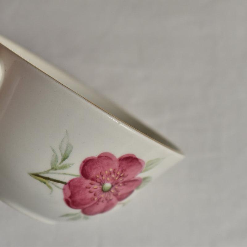 Vintage Gien Rosine Cup & Saucer A