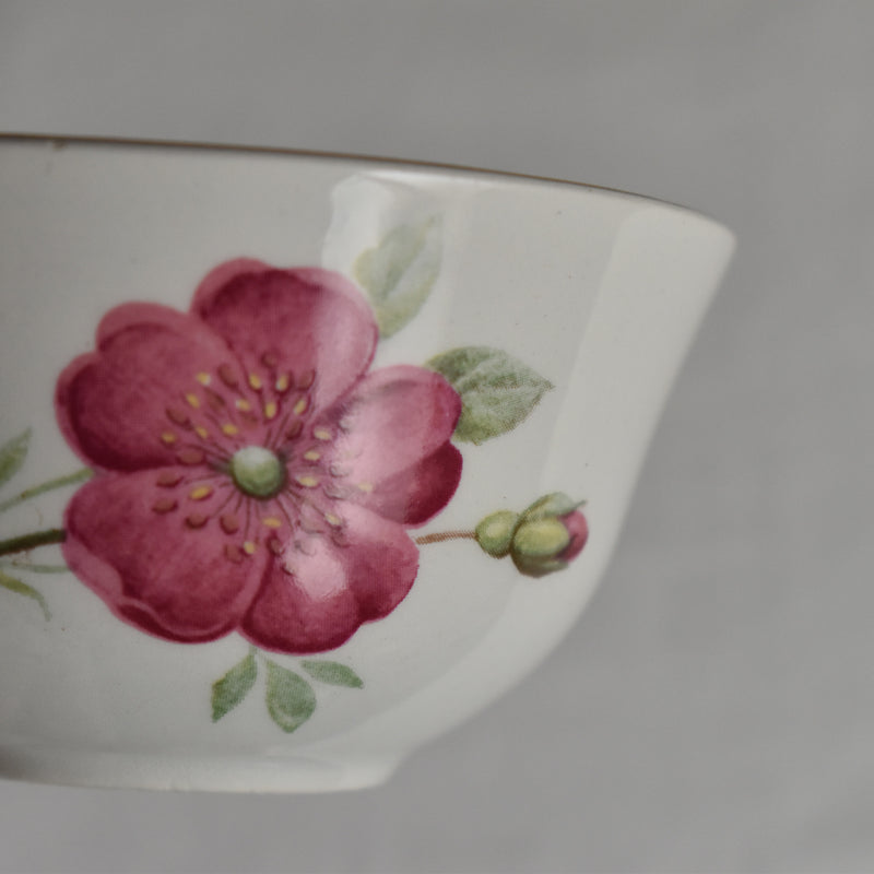 Vintage Gien Rosine Cup & Saucer A