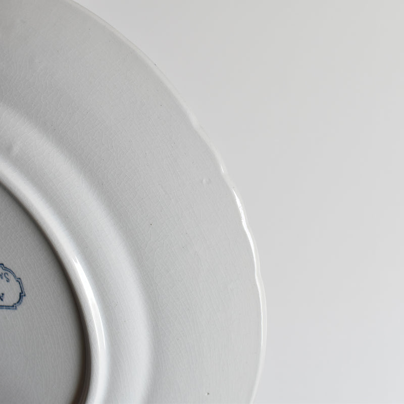 Antique Plate - U&C Sarreguemines - Aïda C