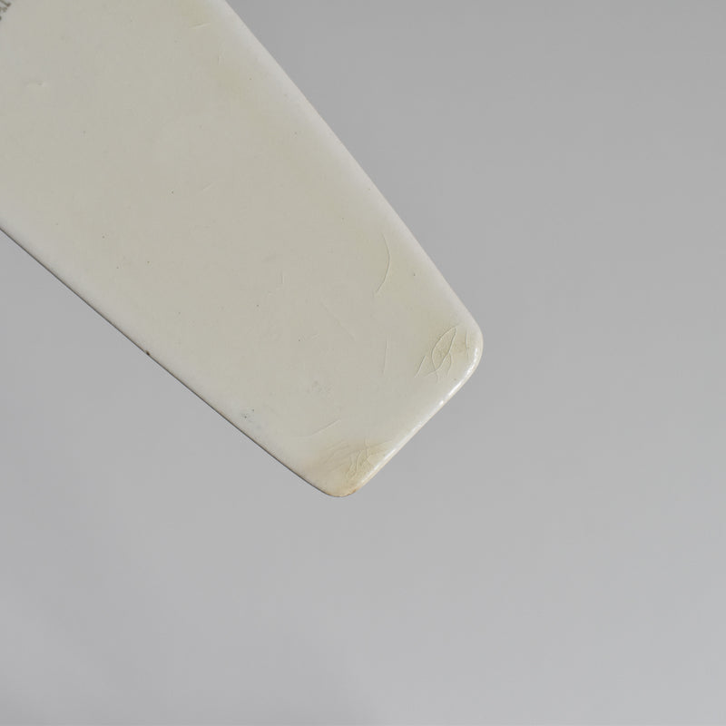 Vintage Creil-Montereau cake server, French