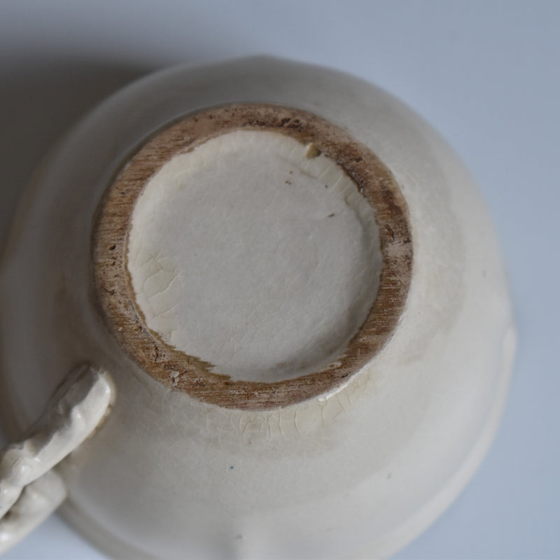 Vintage Teacup & Saucer, Floral Rim C