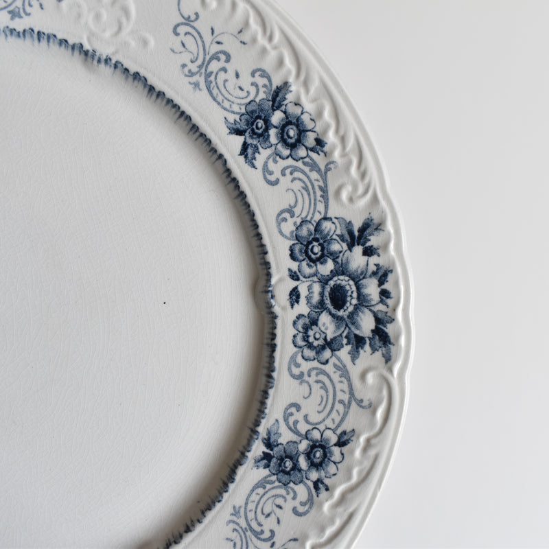 Antique Plate - U&C Sarreguemines - Aïda C