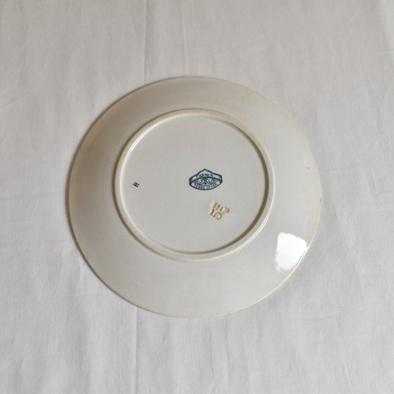 Antique Dessert Plate - Sarreguemines Carmen B