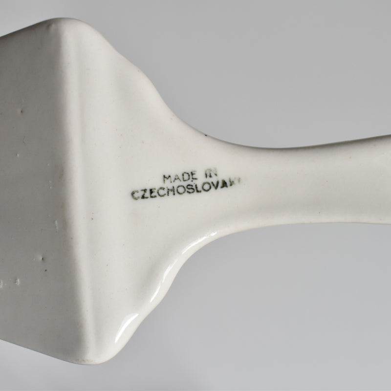 Vintage cake server, made in Czechoslovakia