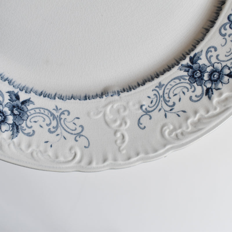 Antique Plate - U&C Sarreguemines - Aïda C