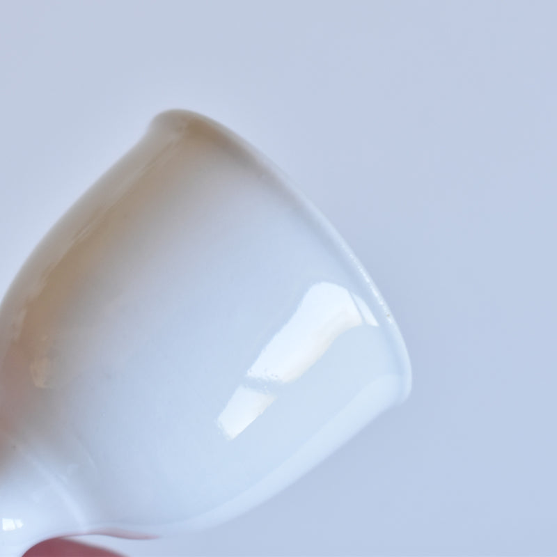 Antique Egg Cup White A