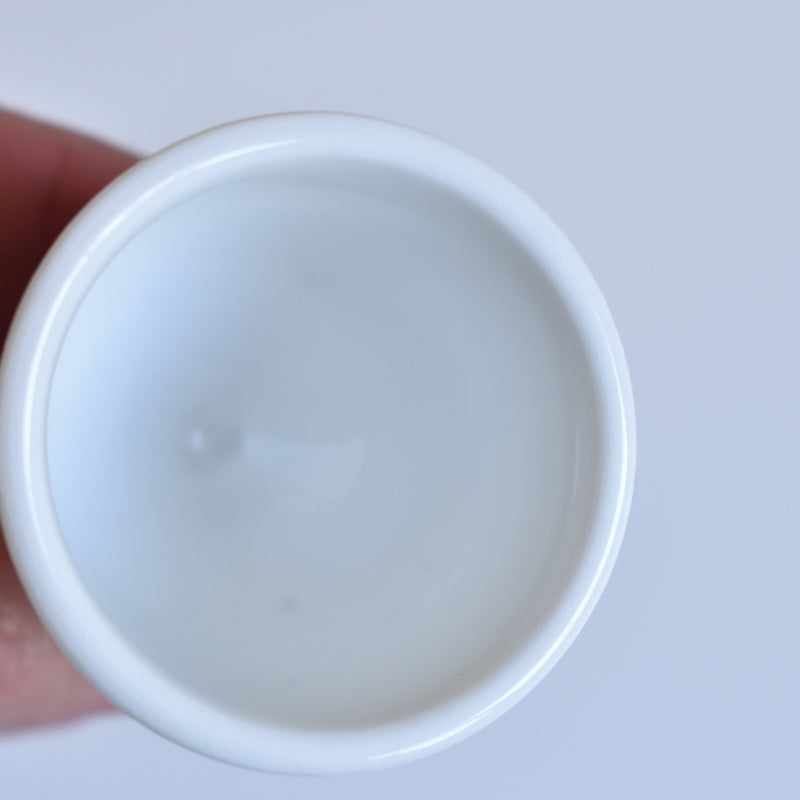 Antique Egg Cup White A