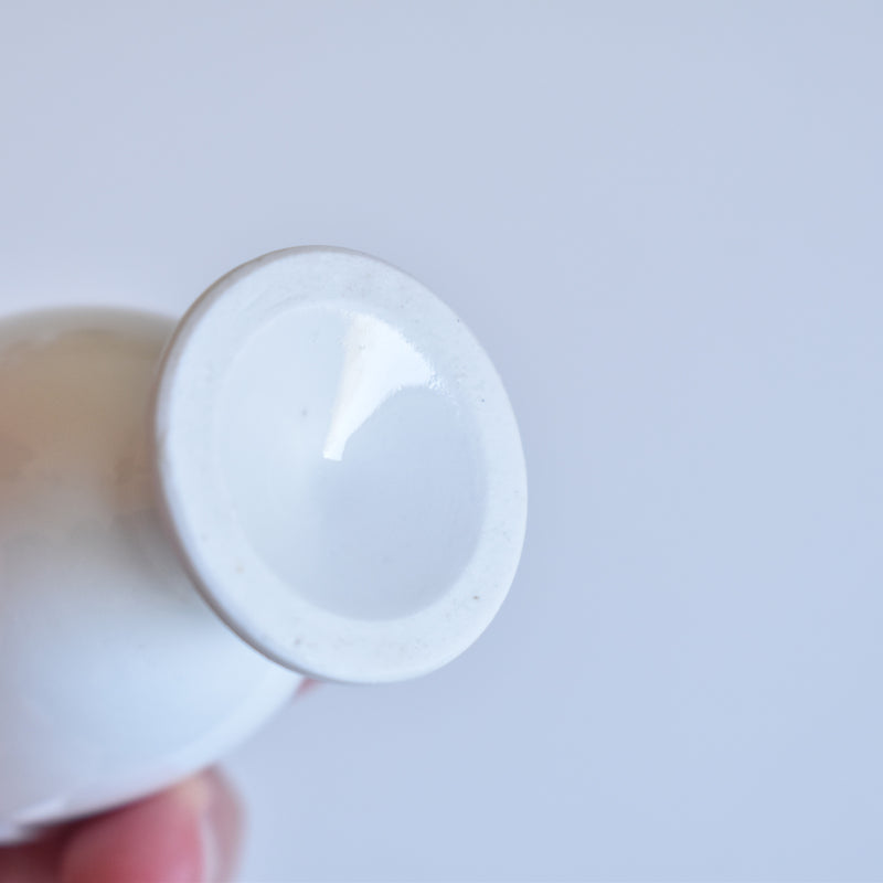 Antique Egg Cup White A
