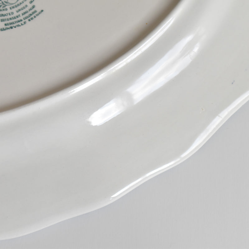 Vintage Oval Platter, Lunéville English Style