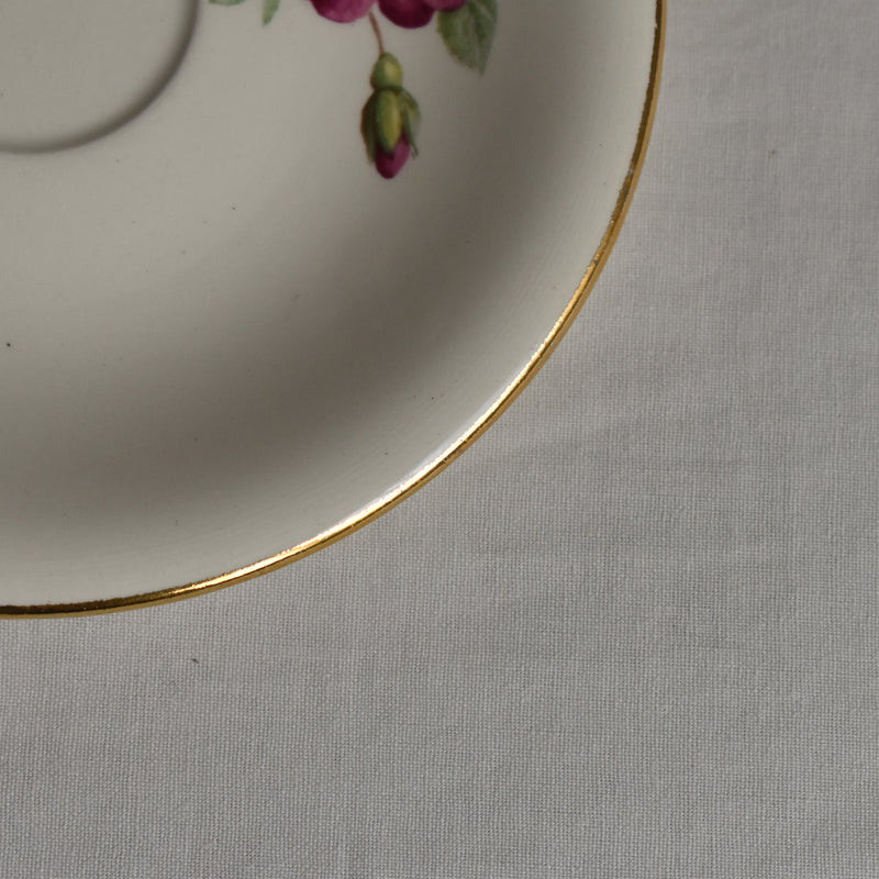 Vintage Cup & Saucer, Gien Rosine B