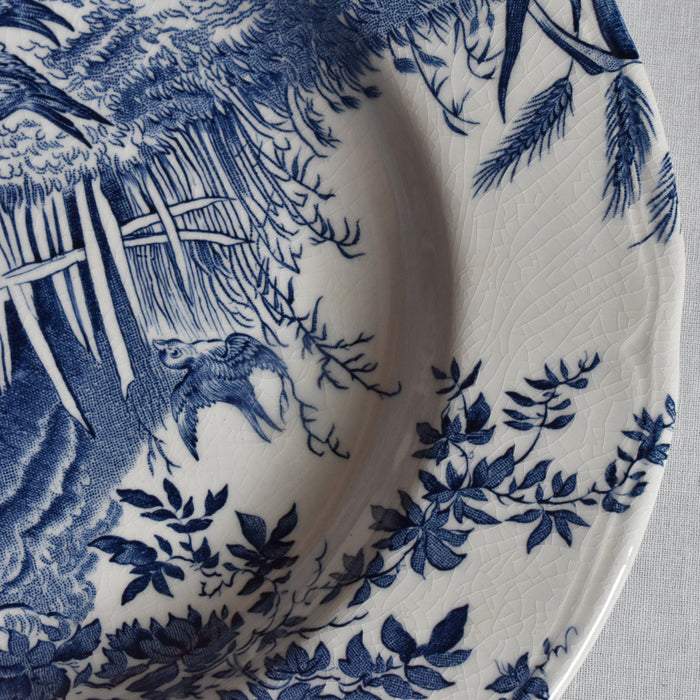 アンティーク深皿  リュネヴィル　Grand Feu Tradition A