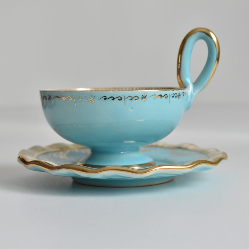 ア.ドラサンヴァル A.Dressinval コーヒーカップ＆ソーサー Turquoise A