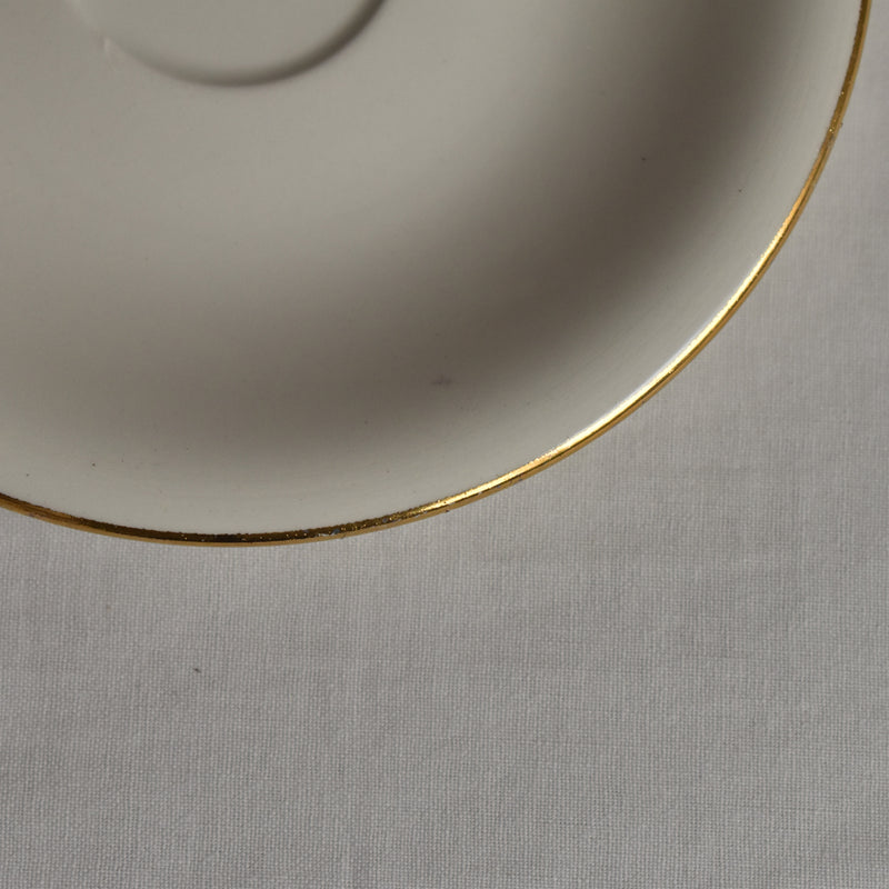 Vintage Cup & Saucer, Gien Rosine B