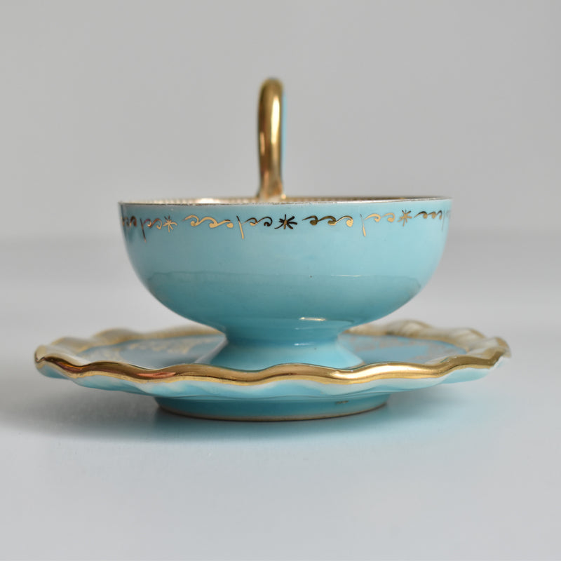 ア.ドラサンヴァル A.Dressinval コーヒーカップ＆ソーサー Turquoise A