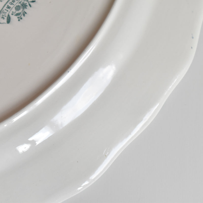 Vintage Oval Platter, Lunéville English Style