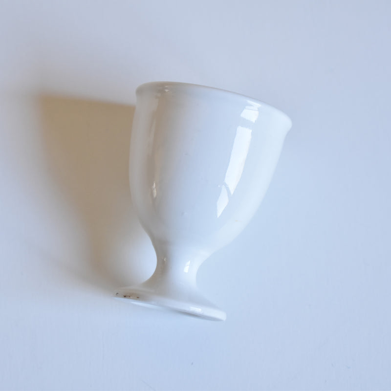 Antique Egg Cup White B