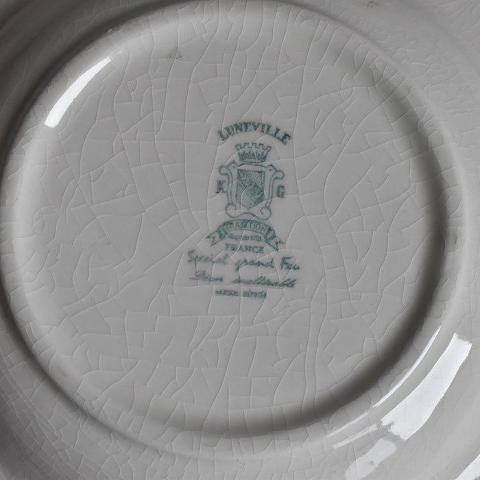 アンティーク深皿  リュネヴィル　Grand Feu Tradition A