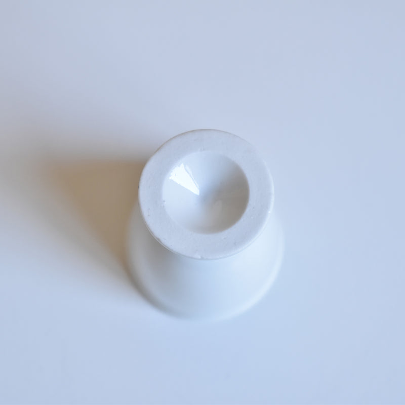 Antique Egg Cup White B