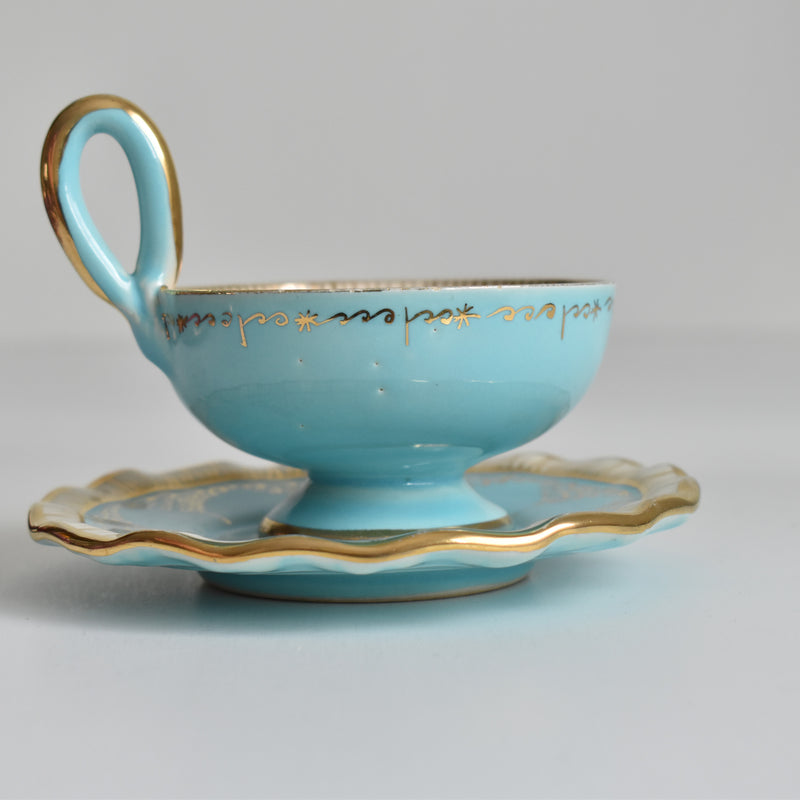 ア.ドラサンヴァル A.Dressinval コーヒーカップ＆ソーサー Turquoise A