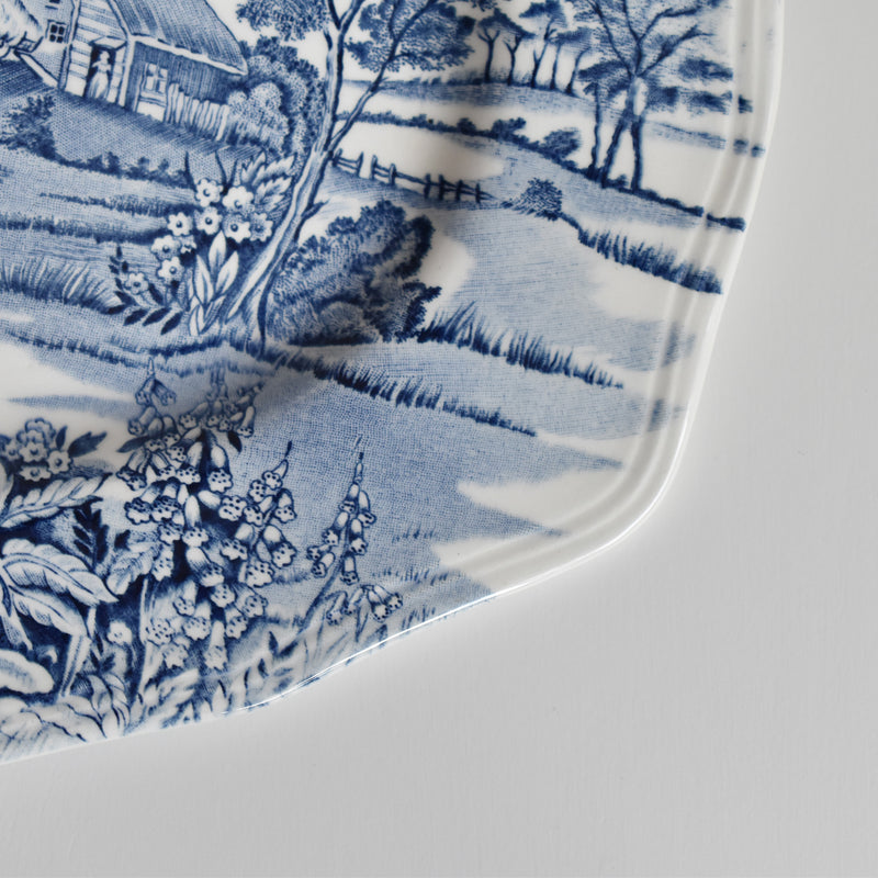 Vintage Oval Platter, Lunéville English Style