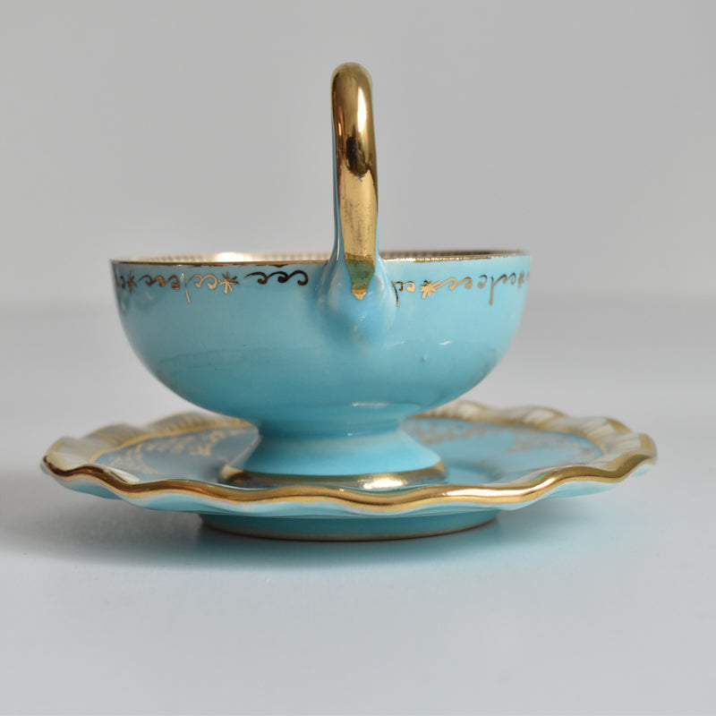 ア.ドラサンヴァル A.Dressinval コーヒーカップ＆ソーサー Turquoise A