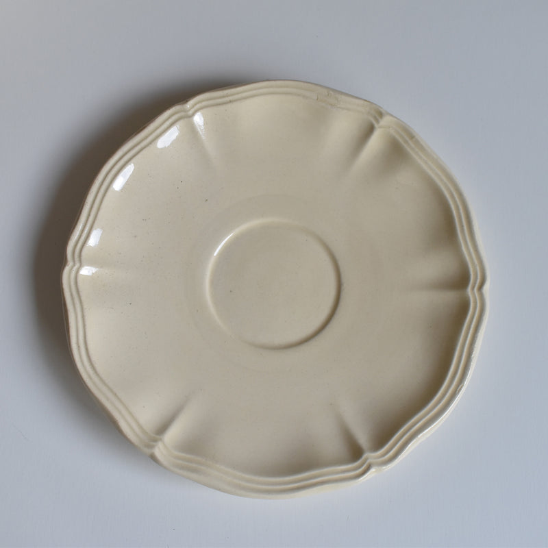 Vintage Tea Cup & Saucer - Petal Rim D