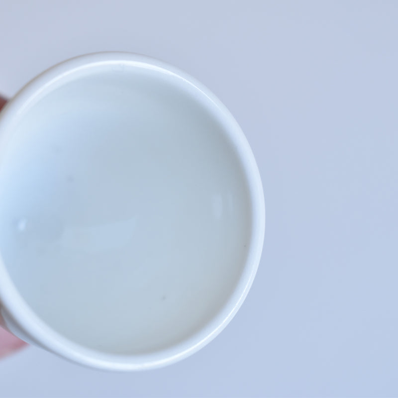 Antique Egg Cup White B