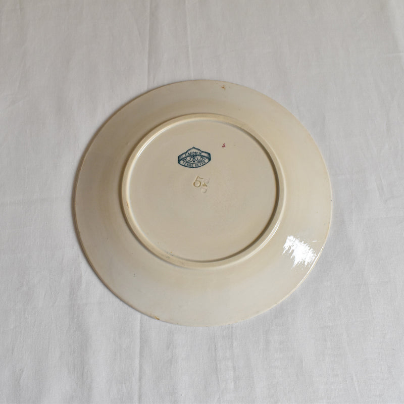 Antique Dessert Plate, Sarreguemines, Carmen A