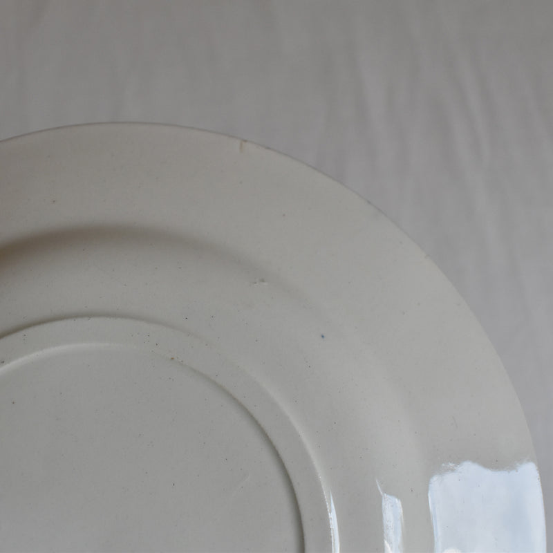 Antique Dessert Plate Salins Campagne G