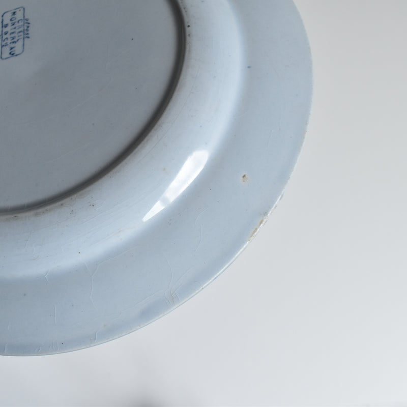アンティークプレート クレイユモントロー Japon 21.5cm A