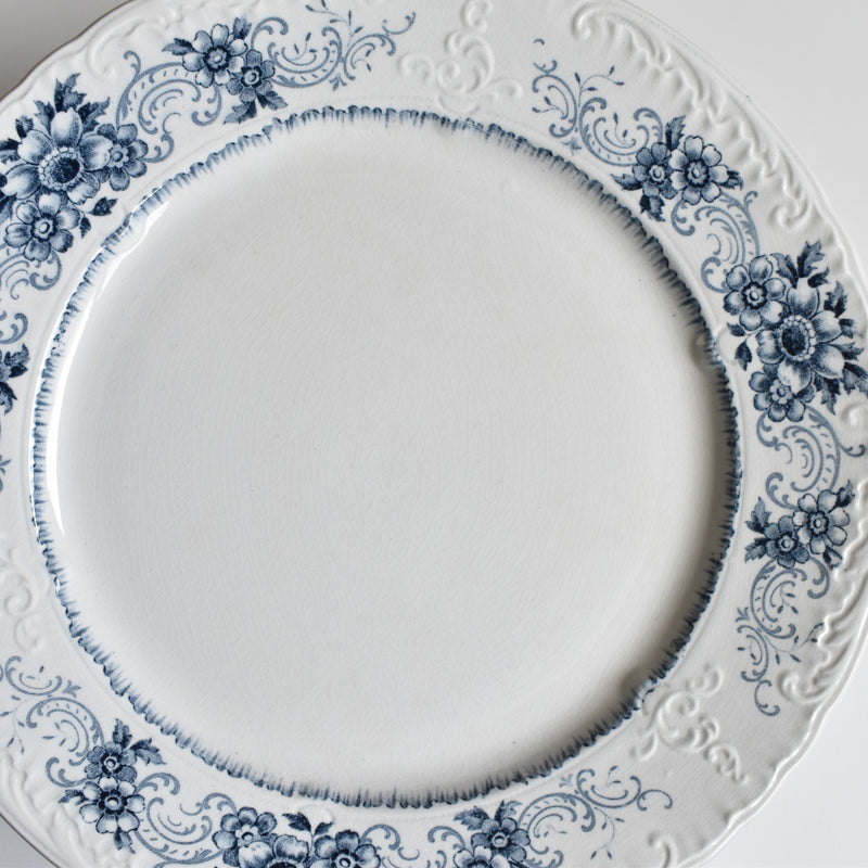 Antique Plate U&C Sarreguemines Aïda D