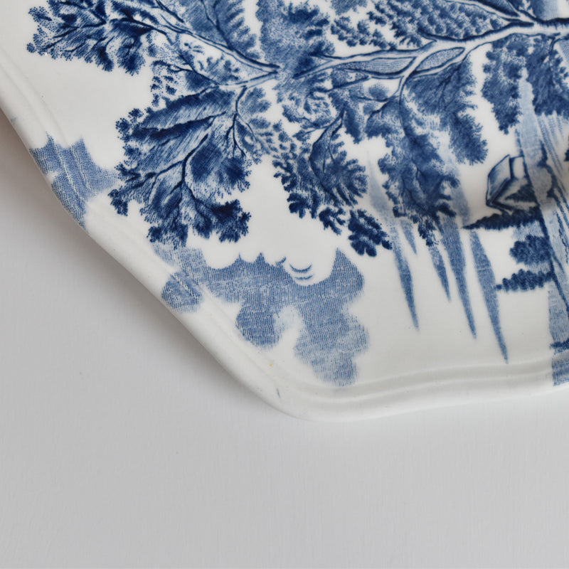 Vintage Oval Platter, Lunéville English Style