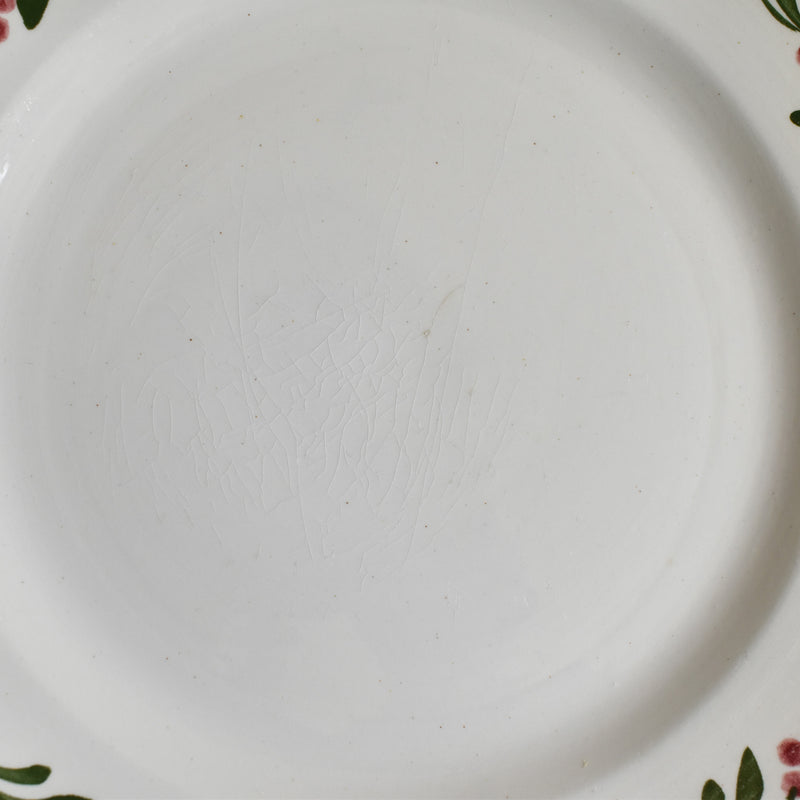 Vintage Dessert Plate, Saint-Amand, Guirlande Fleur B