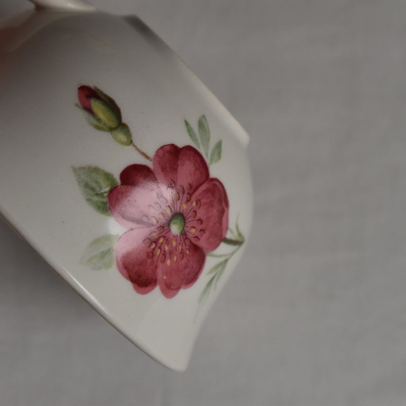 Vintage Cup & Saucer, Gien Rosine B
