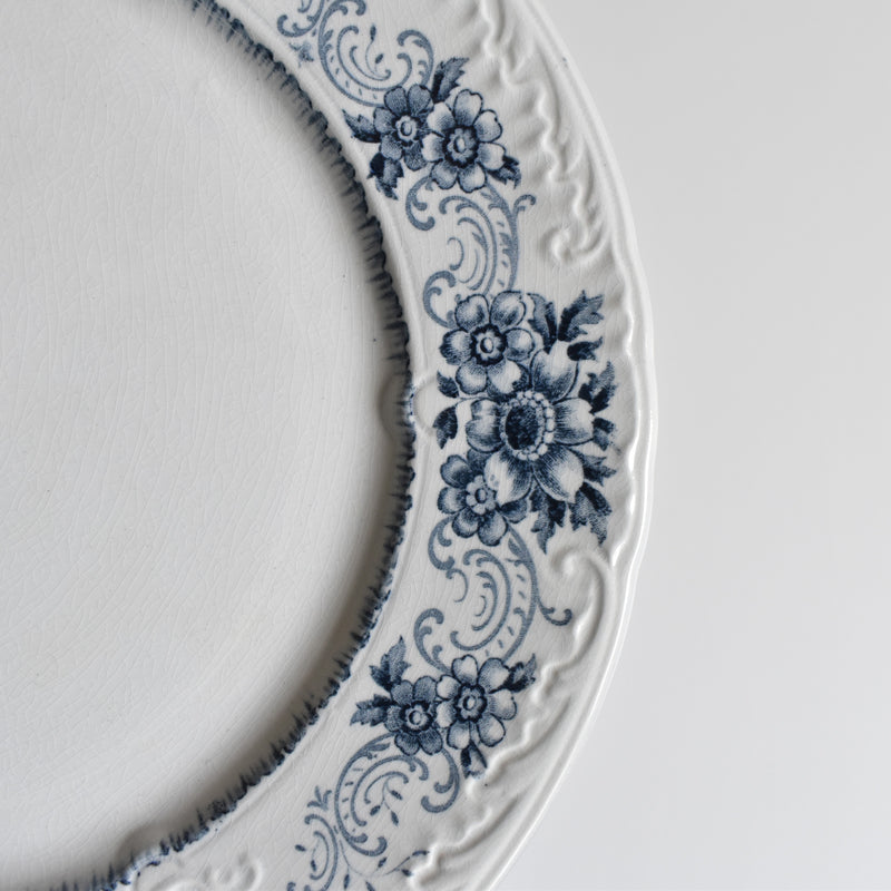 Antique Plate U&C Sarreguemines Aïda D