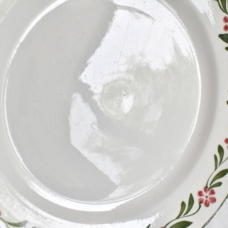Vintage Dessert Plate, Saint-Amand, Guirlande Fleur B